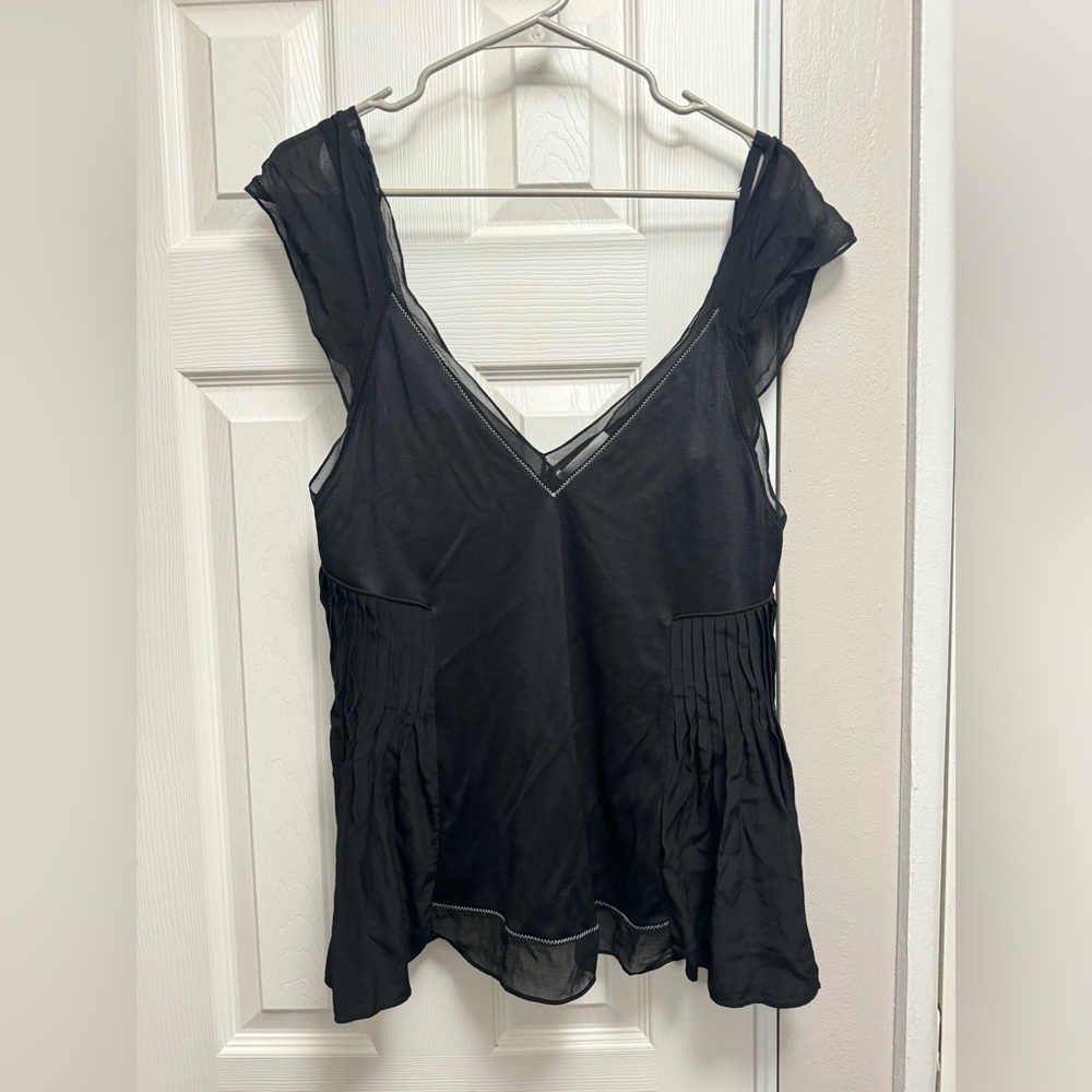 3.1 Phillip Lim Black top with bra size 6